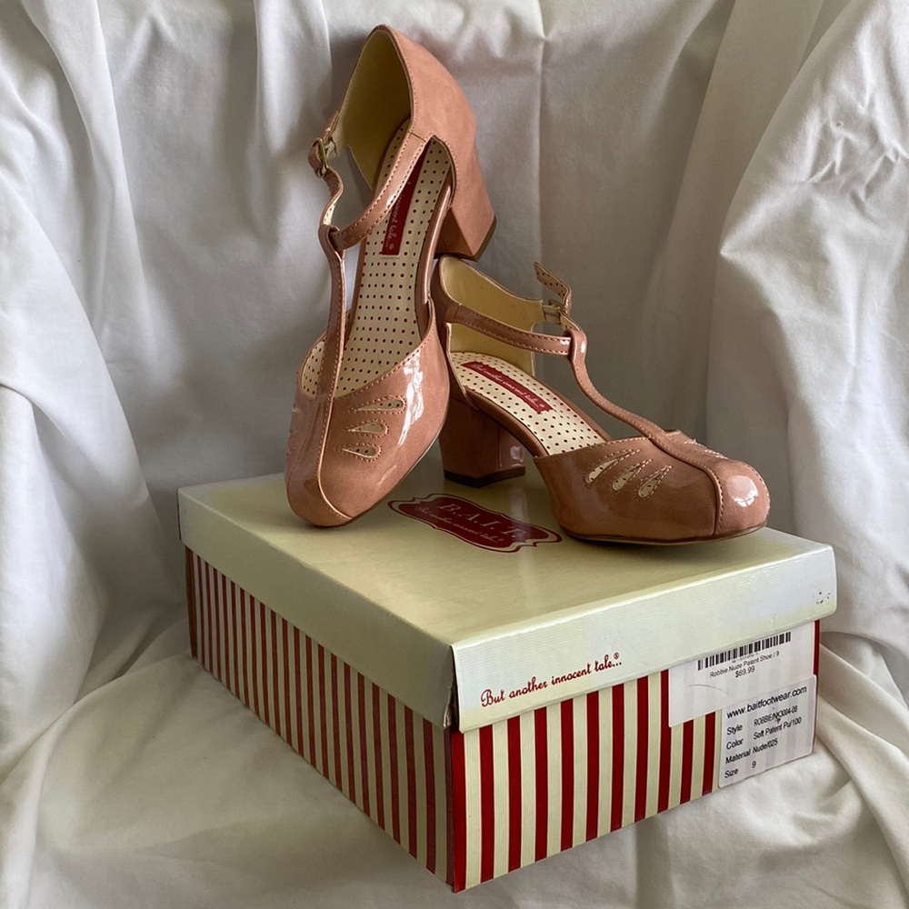 Bait Footwear nude Mary Jane heel